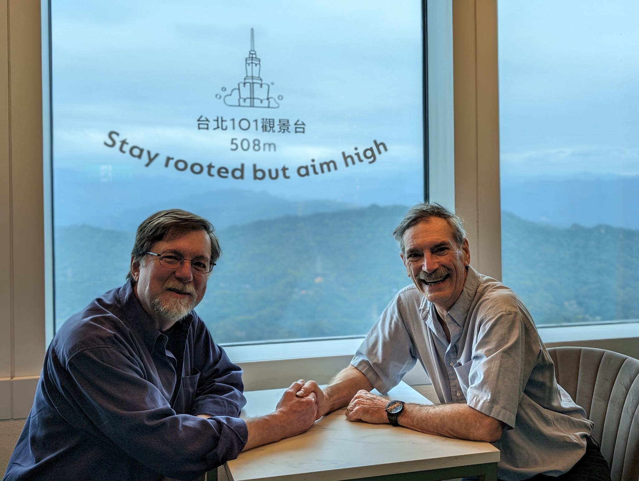 Eric and Kirk in Taiwan