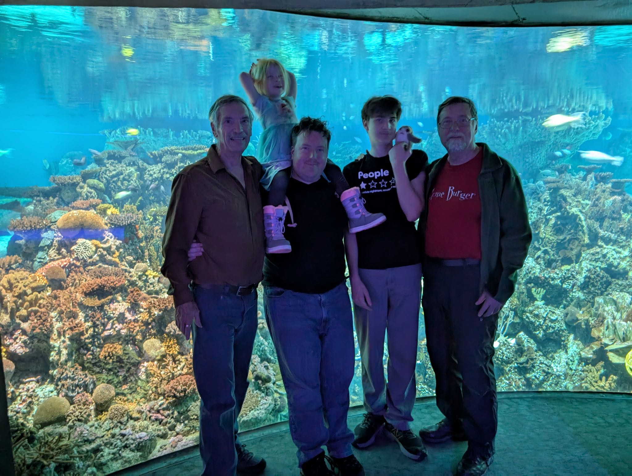Collinson Clan at Baltimore Aquarium