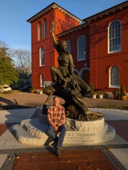 Harriet Tubman Memorial in Cambridge Maryland